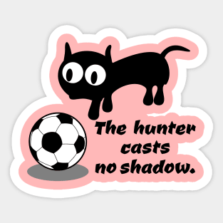 Cat Football Sticker